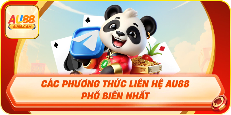 Minh họa các kênh liên hệ AU88 gồm điện thoại, email và hỗ trợ trực tuyến