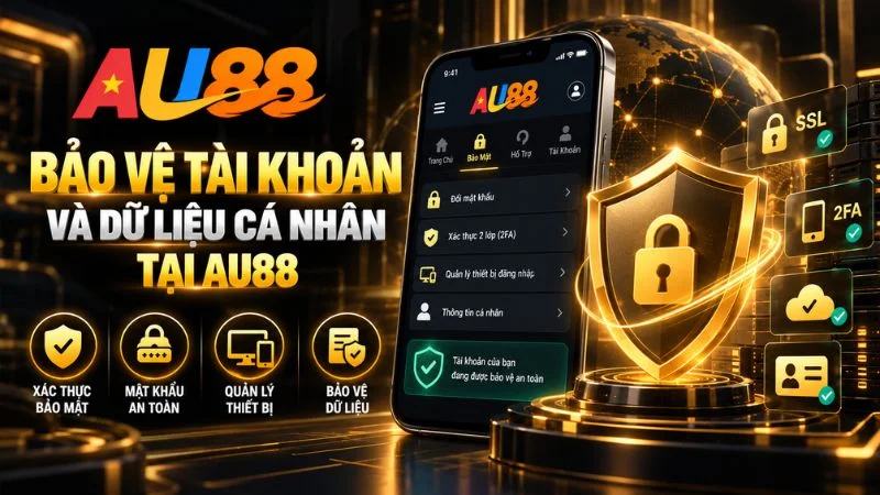 Bảo vệ tài khoản và dữ liệu cá nhân tại AU88